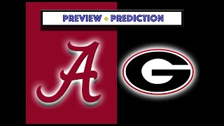 | Georgia vs Alabama Preview + Prediction | College Football Predictions