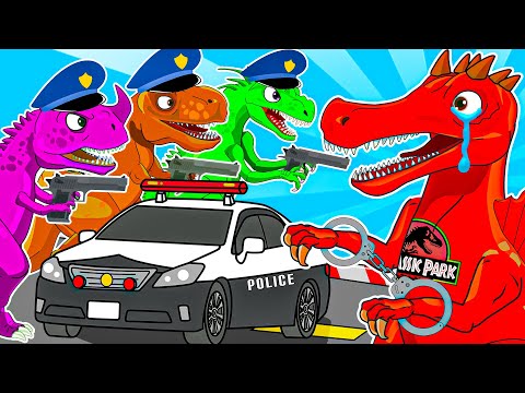 T-Rex vs Spinosaurus, Indominus Rex Jurassic World Adventures | Funny Dinosaur Cartoons