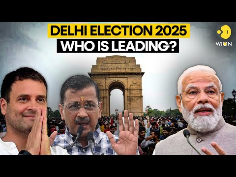 Delhi Election 2025 LIVE: Trends Indicate Clean Sweep For BJP Over AAP, Congress | Modi | Kejriwal