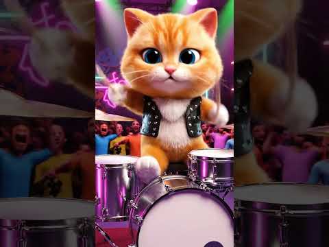 Funny jumping cat ❤️😻❤️📯❤️🌟#catdance2025 #shorts