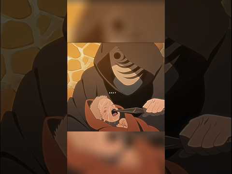 Obito 😈 forced minato 💀 to use flying raijin jutsu 🗿