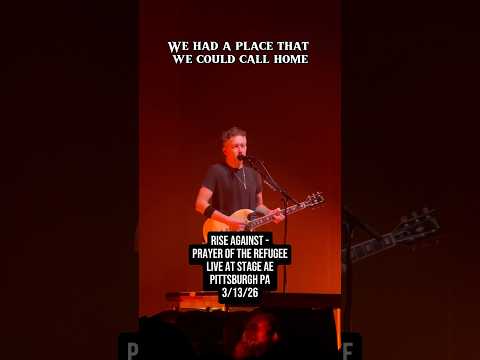Rise Against - Prayer of the Refugee Live Pittsburgh PA #riseagainst #punkrock thumbnail