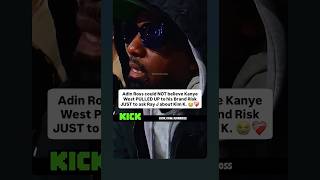 #Kanye unexpected moment at #AdinRoss event left everyone 😱 when he asked #RayJ a wild question