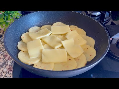 Kahvaltıların Vazgeçilmezi KAŞARLI PATATES TAVA Tarifi💯Kahvaltılık Tarifler