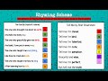 Understanding Rhyming Schemes