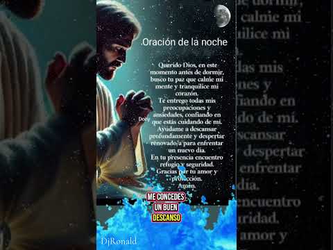 Oración #De#La#noche #Dios #fe #jesus