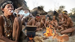 Hadza Tribe: How Hunter Gatherers Indigenous Survive by Hunting Their Food.