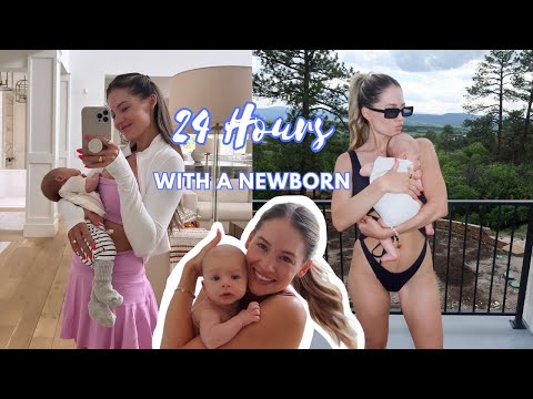 24 Hours With A Newborn/8 Week Old