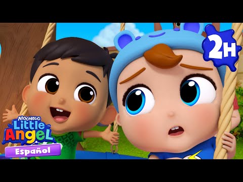 Jugando con mi mejor amigo 💕 Canciones Infantiles🎵| Juega | Moonbug Español | Little Angel