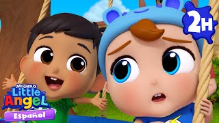 Jugando con mi mejor amigo 💕 Canciones Infantiles🎵| Juega | Moonbug Español | Little Angel