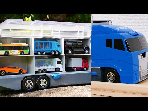 12 Types of Working Tomica l Choose one Minicar to make original Blue Clean Up Convoy and Yellow Car