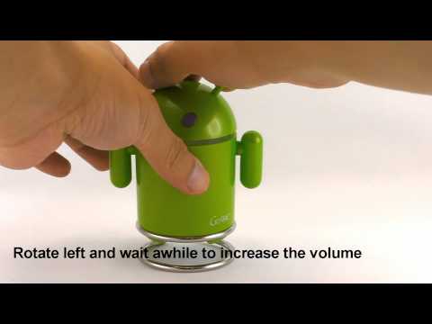 Android Robot USB Mini Radio & Speaker (Part 2) - for iphone, ipod, smartphone, PC, tablet