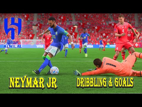 EA Sports FC 24 - Neymar Jr skill (dribbling and goals)