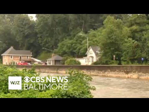 YouTube video thumbnail: Flooding From Storms Create Havoc on Maryland Roads