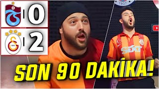 FANATİK GALATASARAYLILAR TRABZONSPOR MAÇINI İZLERSE | Trabzonspor 0-2 Galatasaray