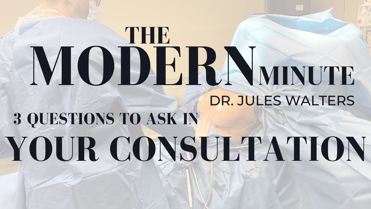 Consultation tips from Dr. Jules Walters.