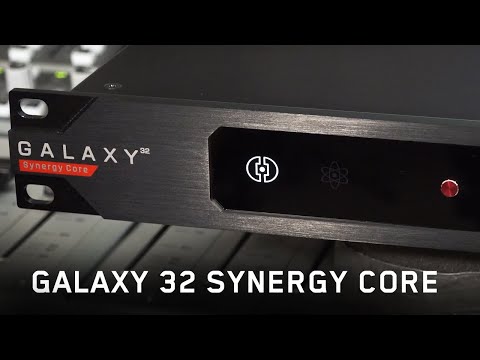 Galaxy 32 Synergy Core | Dante, HDX and Thunderbolt 3 | Product Overview