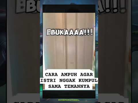 VIDEO LUCU : CARA AMPUH AGAR ISTRI GAK NGUMPUL SAMA TEMANNYA 😂 #suamiistri #lucu #videolucu #shorts