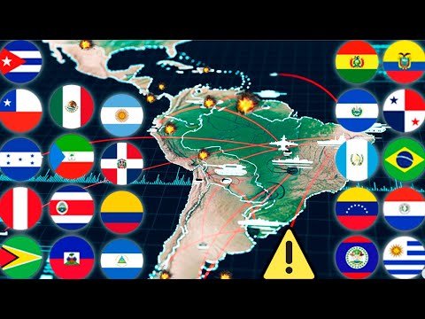 ⚠️ 10 TENSIONES MILITARES, FRONTERIZAS y GEOPOLÍTICAS que podrían ESTALLAR en AMÉRICA LATINA! 🪖🌎