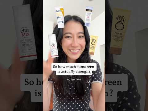 How much sunscreen are you supposed to use on your face? This might shock you.