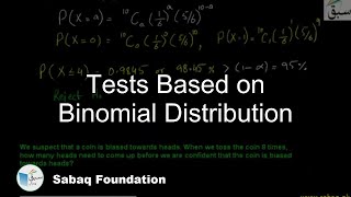 Tests Based on Binomial Distribution
