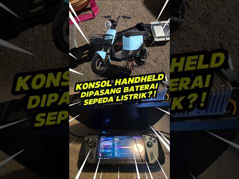 Handheld Gaming Pakai Baterai Sepeda Listrik!? Bisa Main Berapa Jam?