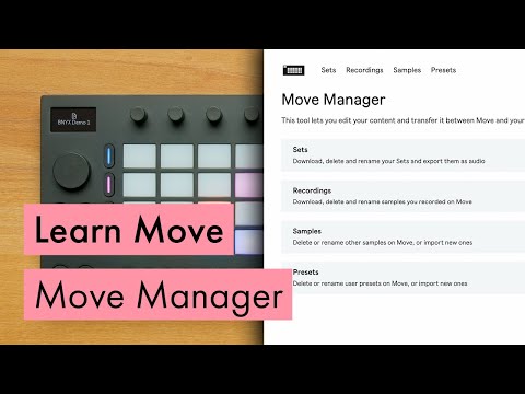 Ableton Move Tutorial: Move Manager