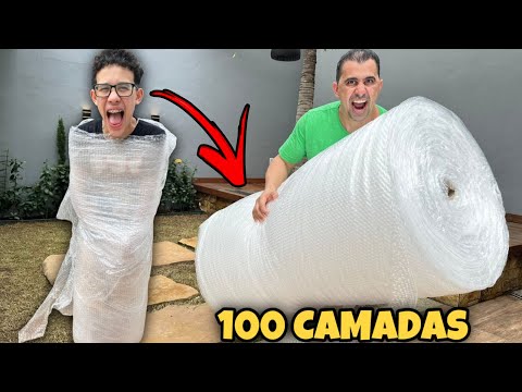 FICAMOS PRESOS EM 100 CAMADAS DE PLÁSTICO BOLHA!