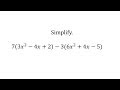 Distributing and Combining Like Terms