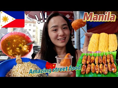 Chinese Girl Falls in Love with Philippines Street Food and Meets the Kindest Filipina 🇨🇳🇵🇭