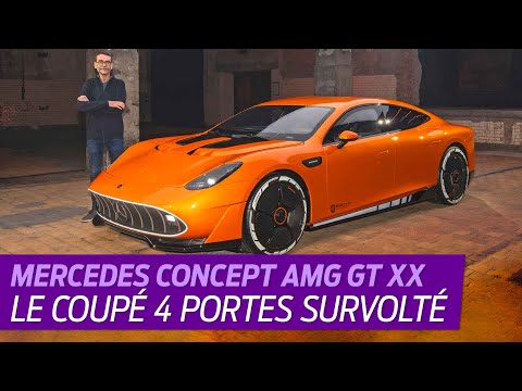 Mercedes-AMG GT XX (2025). Voici la future AMG GT 4 portes 100 % électrique de 1 360 ch