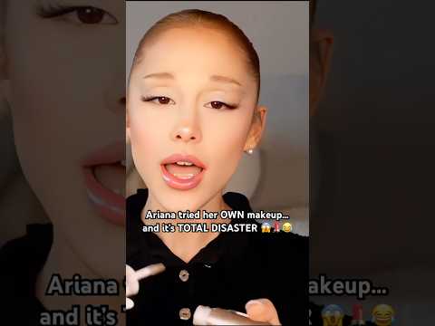 Ariana Grande hating her own R.E.M Beauty product #arianators #rembeauty #arianagrande #funny #fail