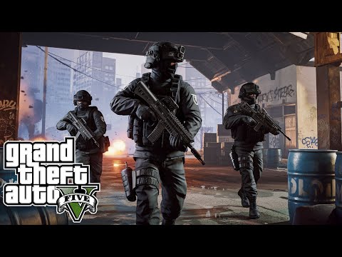 Pasukan Elite Bayaran Serang Markas Mafia Dan Gangster || GTA 5 Online