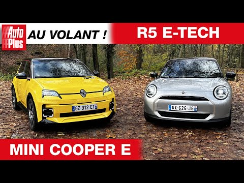 ESSAI ROUTIER : R5 VS MINI COOPER, duel de citadines électriques rétros !