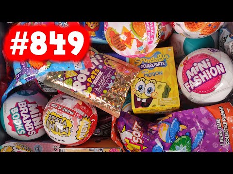 Random Blind Bag Box #849 - Doorables Academy Locker, Pop Art Soft Unicorns, Holiday Squishmallows