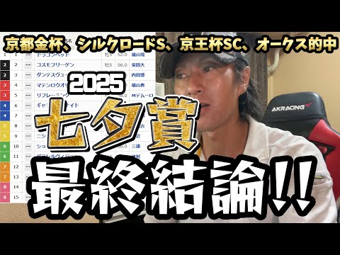 七夕賞2025、最終結論！
