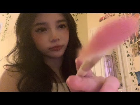 asmr doing your spring makeup