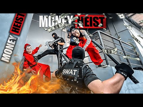 PARKOUR VS MONEY HEIST! 6 | No ESCAPE for BAD GUYS as POLICE close in (BELLA CIAO REMIX) | Epic POV