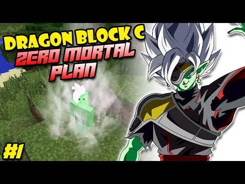 TO WIPE HUMANITY FROM THE START! | Minecraft Dragon Block C Zero Mortal Plan - #1
