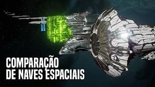 Comparação 3D das naves espaciais mais insanas