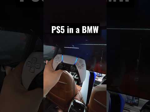 Play PS5 games in a BMW 7 Series