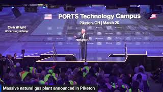 Massive natural gas plant announced in PIketon