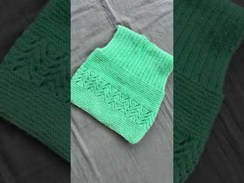 Baby sweater ki bunai #idea #knittig #halfsweater #creative #handmade #fashion #viralshort #easyknit