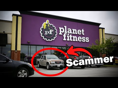 Confronting Scammer Outside a Planet Fitness