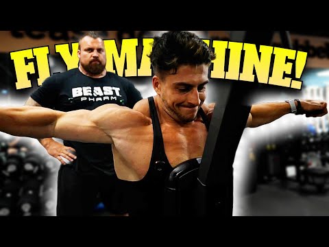 Eddie Hall Johny Münster Fly Machine Gym Session