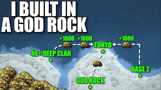 YouTube thumbnail for aloneintokyo's video titled 'I built a god rock base next to a 40+ Deep Zerg in Solo Rust...'
