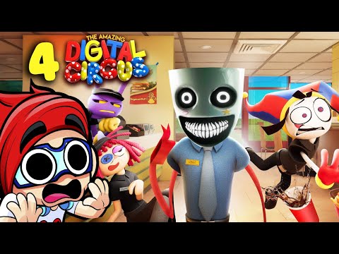 THE AMAZING DIGITAL CIRCUS - Ep 4 Mascarada en Spudsy's | Luky REACCIONA a GLITCH