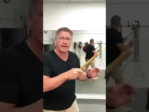Self-defense with a short stick #shorts