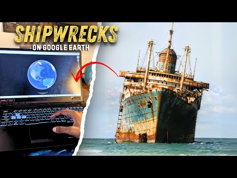 TOP 10 Shipwrecks You Can See on Google Earth!😱