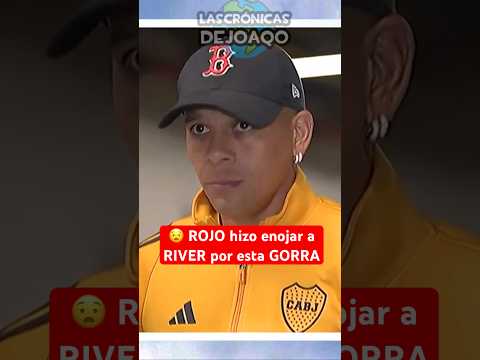 ROJO hizo enojar a RIVER por esto 🤬| Polémica gorra y respuesta #RiverPlate #BocaJuniors #Argentina